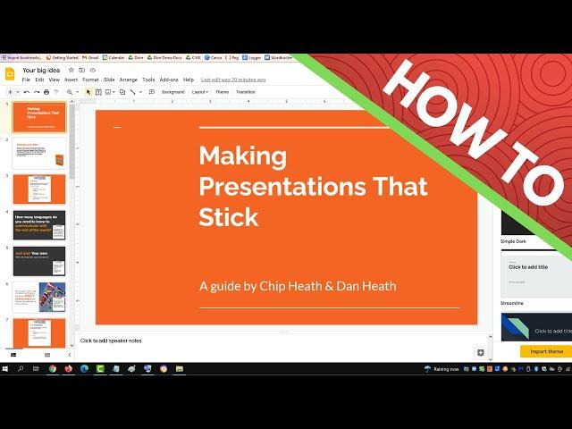 How to Make a Powerpoint on Google Docs