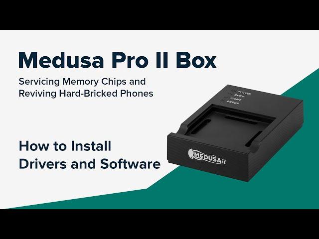 Medusa Pro II Box - How to Install Drivers and Software