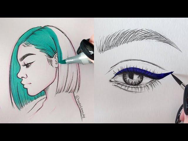 ODDLY SATISFYING ART VIDEOS  Part 6 | Natalia Madej Compliation