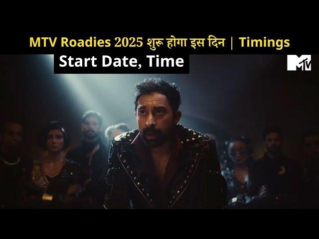 MTV Roadies 2025 Double Cross Starting Date, Time Confirmed