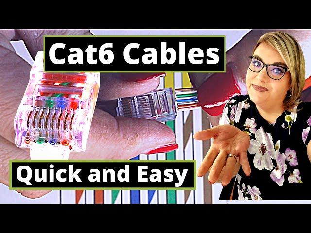 How I Make RJ45 Network Patch Cables - Cat 5E and Cat 6 Ethernet