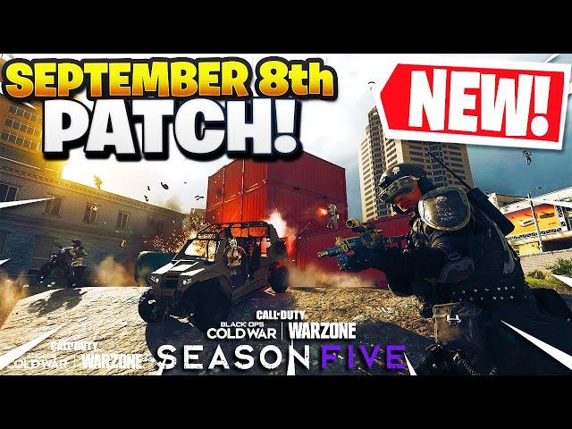 NEW WARZONE "SEASON 5 RELOADED" PATCH NOTES STONER + KRIG 6 NERFED AGAIN, Resurgence EXTREME + MORE!