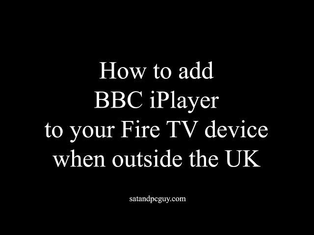 How to add BBC iPlayer to your Amazon Firestick when outside the UK (Downloader Version March 2023)