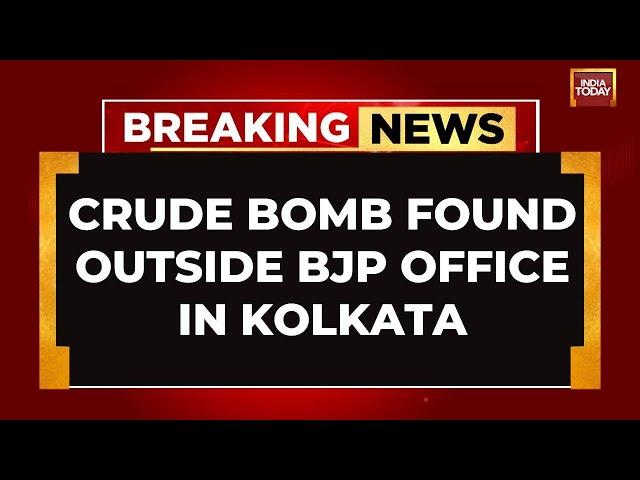 West-Bengal News: Crude Bomb Found Outside BJP Office In Kolkata | Cops & Bomb Squad Present At Spot