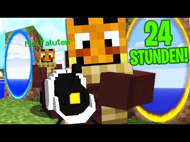 24 Stunden in Minecraft überleben...