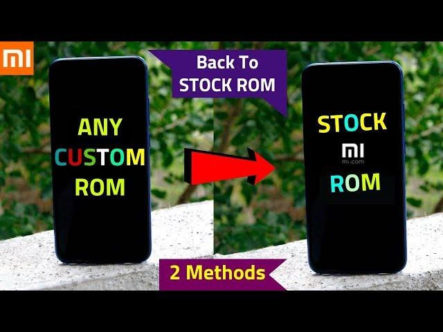 CUSTOM ROM Se Wapas MIUI ROM In Any Xiaomi Phone ft.Redmi Note 7 Pro/Note7..| Recovery ROM