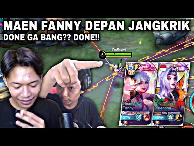 MAEN FANNY DEPAN JANGKRIK DONE GAK BANG?? DONE!!!! - Mobile Legends