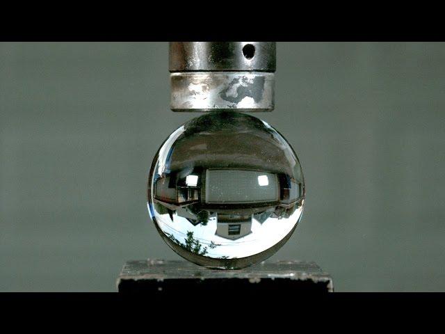 Crushing Crystal Balls with Hydraulic Press - in 4K Slow Motion (S1 E6)