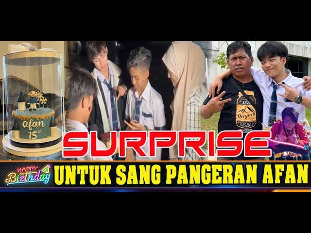 SURPRISE ULTAH PANGERAN AFAN YANG KE 15 DI LOKASI SYUTING MAGIC 5