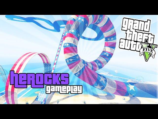 GTA 5 PARKOR RACE LIVE GAMEPLAY | HEROCKS