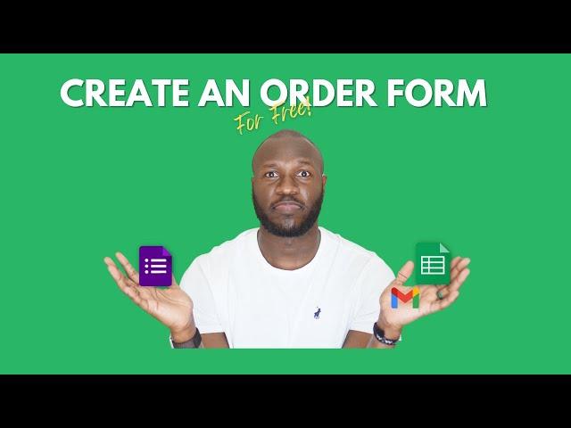 Create an order form for clients with Google Workspace & Document Studio