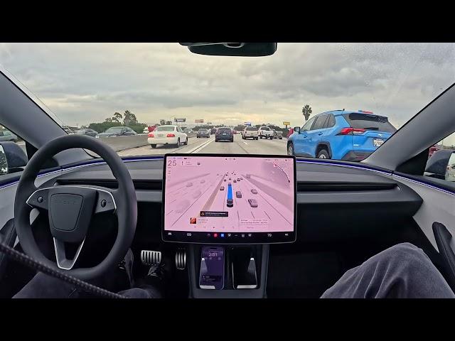 Tesla FSD 13.2: Los Angeles to San Diego without Touching the Steering Wheel