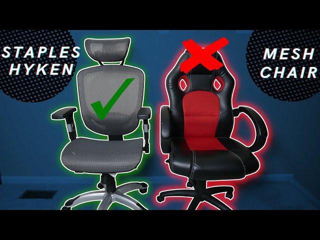 Staples Hyken Ergonomic Mesh Chair | STOP BUYING GAMING CHAIRS (2021)