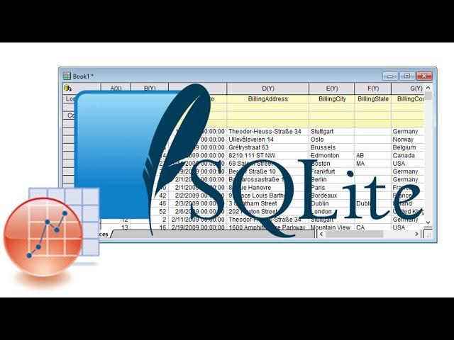 SQLite Support in OriginPro
