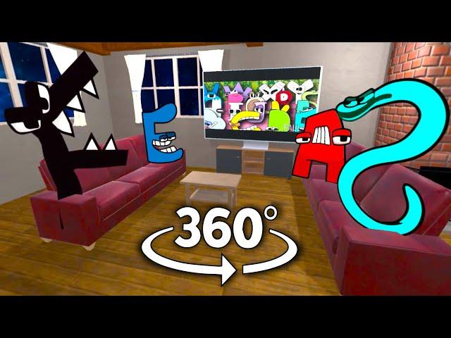 Alphabet Lore But they React On 360 video (A-Z...) | 360 degree video