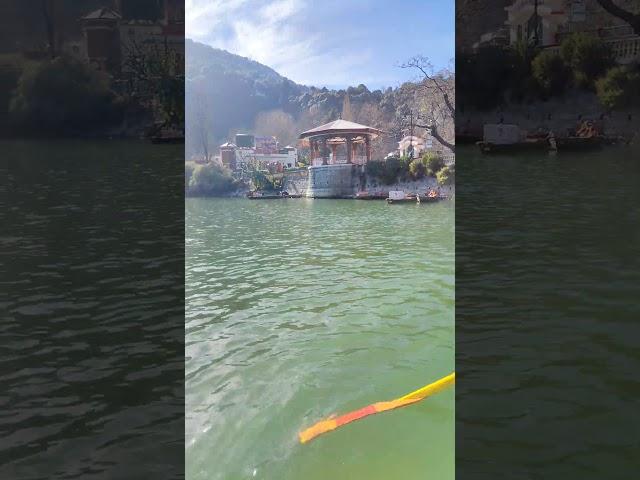 Boat riding in the Naini Lake in Nainital #nainital #nainilake #uttarakhand #kathgodam