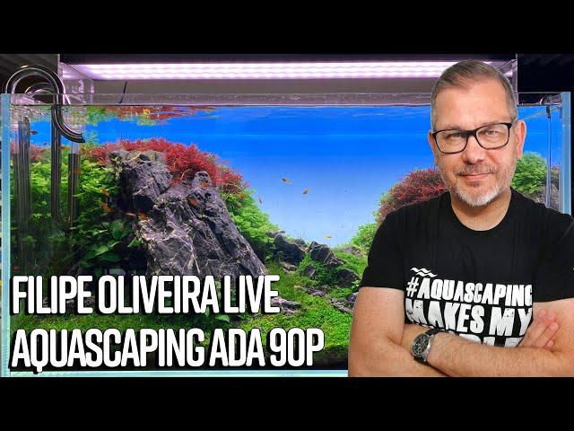 Filipe Oliveira ADA 90P live aquascaping session @De Wase Aquarium & Vijverwinkel