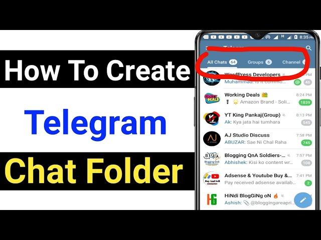 How To Create Chat Folder In TelegramMake Telegram Chat Folder 2020