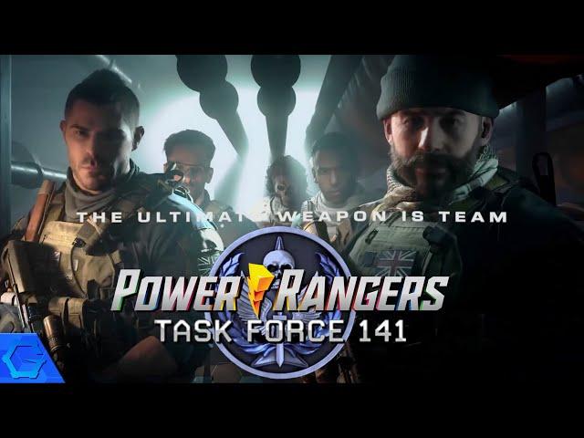 TASK FORCE 141 but Power Rangers! | Modern Warfare 2 (2022) Opening