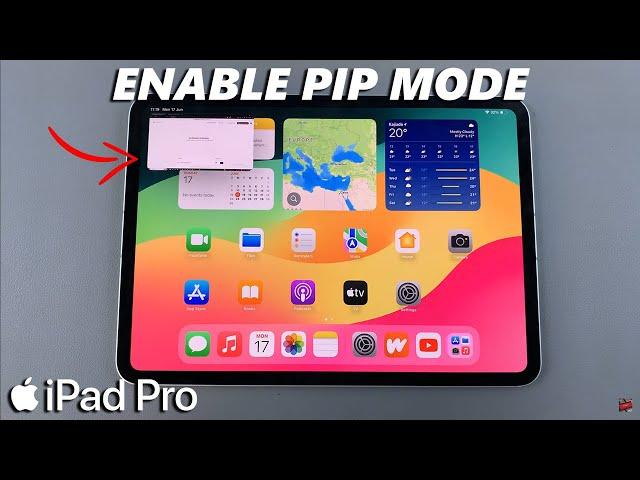 How To Enable Picture In Picture Mode (PIP) On M4 iPad Pro