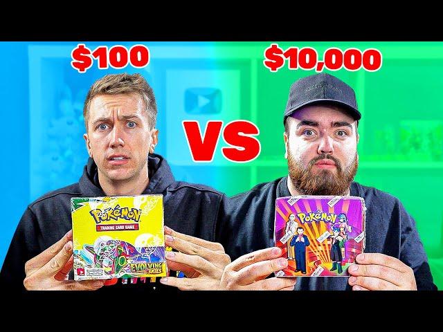 $100 vs $10,000 Pokémon Booster Box with Miniminter