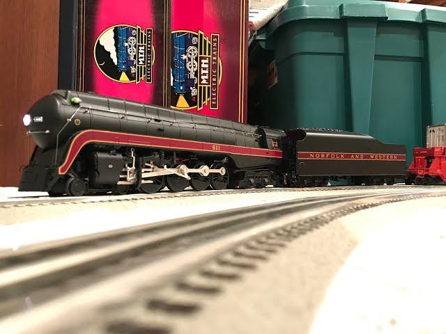 MTH O Scale Premier Norfolk & Western J Class 4-8-4 #611 Steam Locomotive Proto-Sound 3.0 (4/18/19)