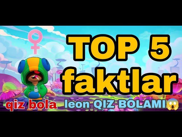 BRAWL STARS TOP 5 FAKTLAR  UZBEKCHA