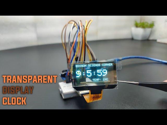 How to Use Transparent OLED display with Arduino | DF Robot