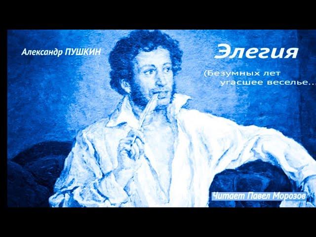 Александр Пушкин. Элегия (Безумных лет угасшее веселье) Читает Павел Морозов. Учи стихи легко.