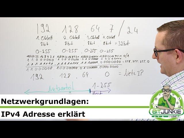 IPv4 Adresse einfach erklärt, ip und Subnetzmaske erklärt