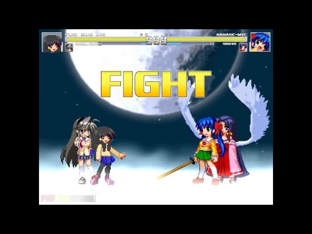 NICK54222 MUGEN: Fuko Ibuki (me) and Tomoyo Sakagami VS Rumi Nanase and Kanna