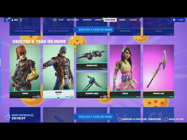 The VAULTED A YEAR OR MORE Tab Is LYING...  (Rare Fortnite Skins)