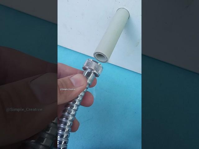 Be sure to remember this Tip and Trick. How to connect to a PPR pipe without an adapter? #shorts