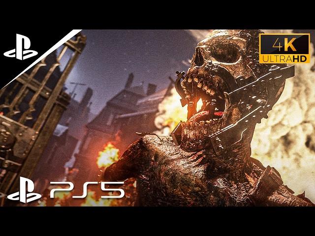 (PS5) Call of Duty WW2 Zombies - 4K Gameplay Test UHD