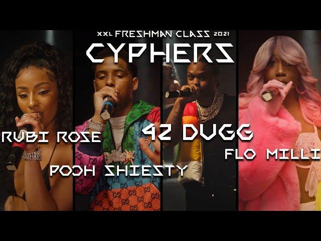 Pooh Shiesty, Flo Milli, 42 Dugg and Rubi Rose's 2021 XXL Freshman Cypher