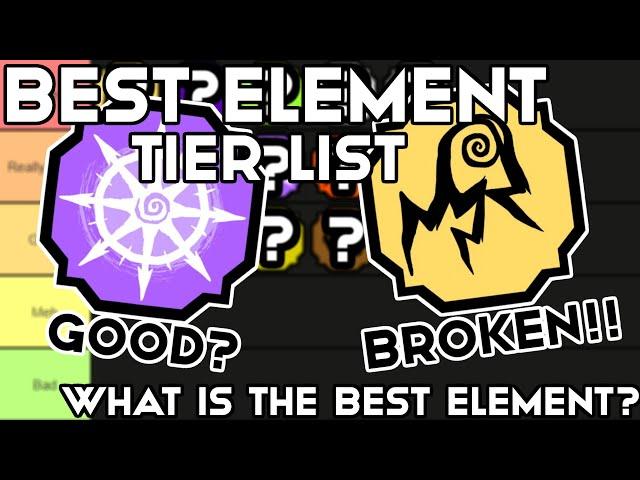 The BEST Element Tier List In Shindo Life | Shindo Life Best Element | Shindo