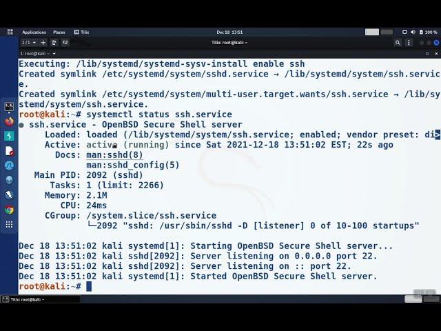 Linux Basics: Enable SSH Service