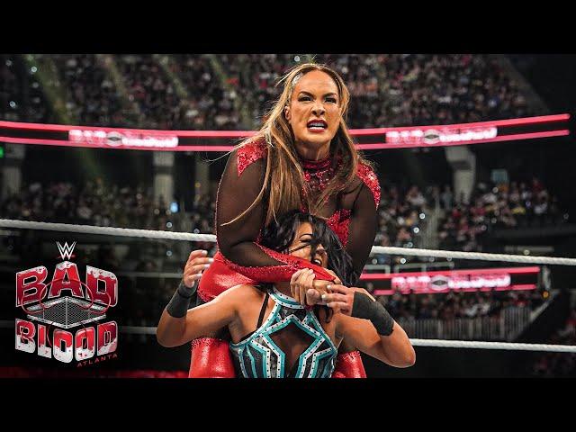 WWE Women’s Champion Nia Jax vs. Bayley: Bad Blood 2024 highlights