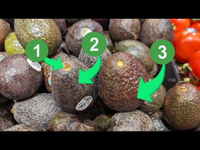 How to choose a ripe avocado | How to pick a ripe avocado