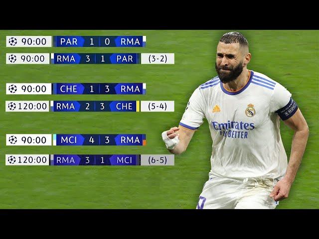 Real Madrid Greatest  Comebacks In 2022