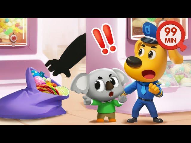 Police Catches the Candy Thief  | Christmas Kids Cartoons | Safety Tips | Sheriff Labrador