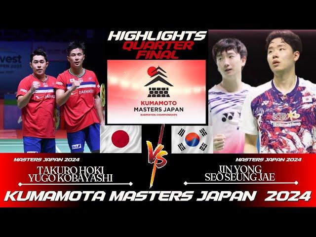 AMAZING Match ! Hoki/Kobayashi (JPN) vs Jin/Seo (KOR) | Kumamoto Masters Japan 2024 BADMINTON | QF