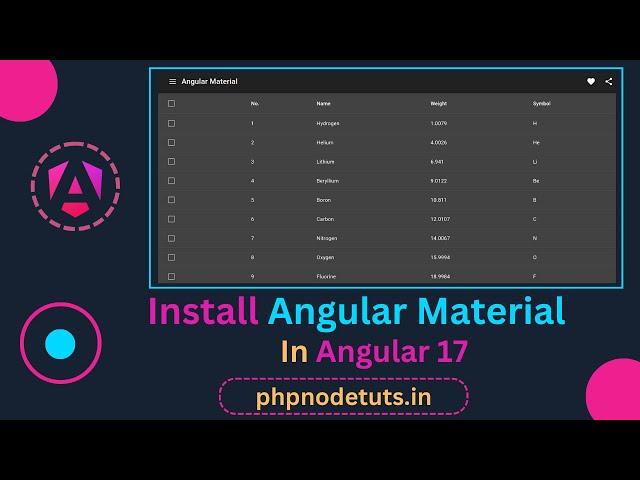 How to install Angular Material in Angular 17  | How to Install Angular Material in VS Code