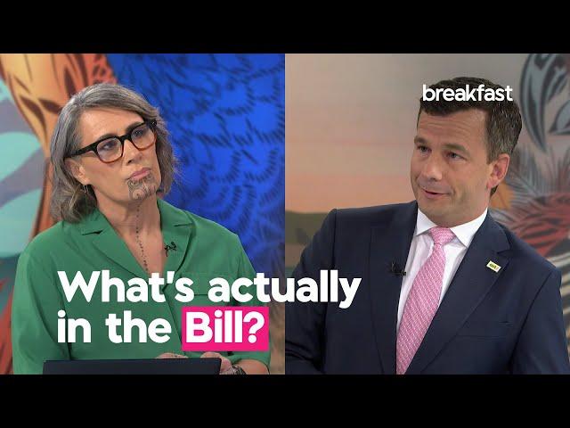 David Seymour disputes reporting on Treaty Principles Bill  | TVNZ Breakfast