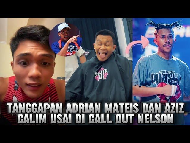 TANGGAPAN AZIZ CALIM DAN ADRIAN MATEIS TERKAIT TANTANGAN NELSON‼️"TUNGGU TANGGAL MAINNYA"