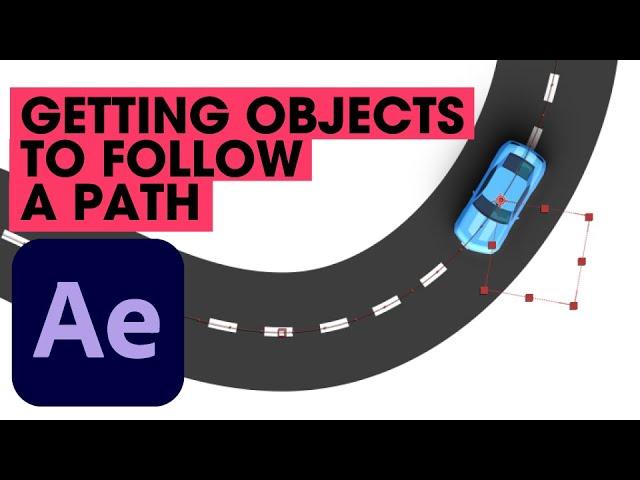 Animate Any Object Along a Custom Path - After Effects CC 2020 Tutorial