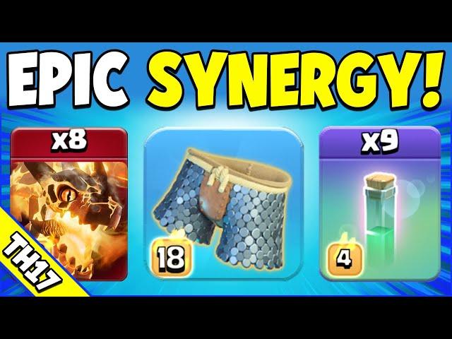 Super Dragons + Metal Pants are UNSTOPPABLE!!! TH17 Attack Strategy (Clash of Clans)