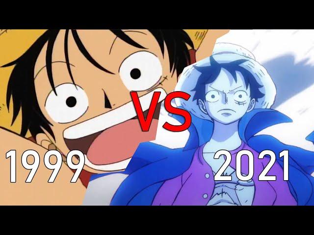 One Piece animation comparison (1999-2021)