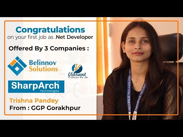 Techpile Apprenticeship Placement League | 100% Job Guaranteed Program | Trishna Pandey from GGPG