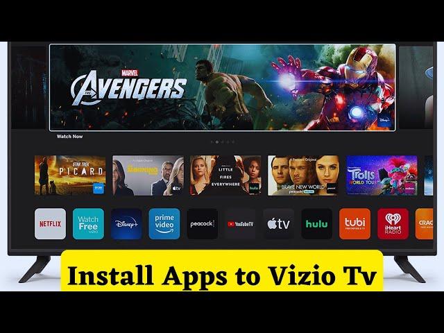 How to Install Apps on Vizio Smart Tv || Add Third Party Apps Vizio Tv